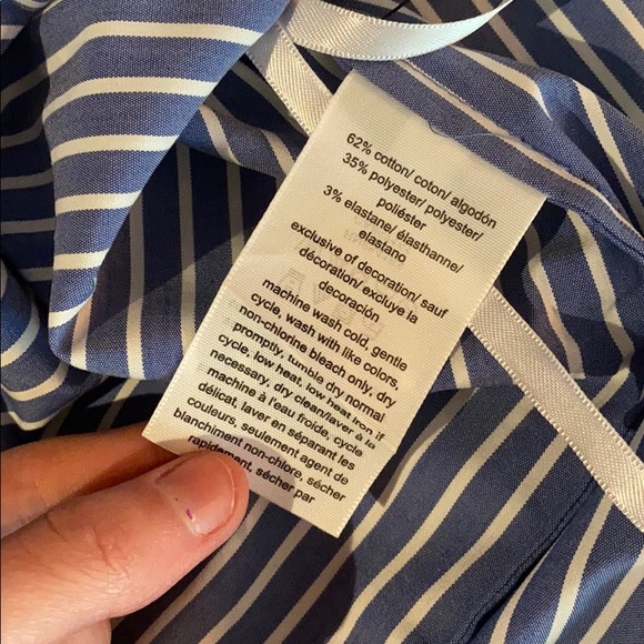 Tommy Hilfiger Off The Shoulder Button Down❤️ NWT - Picture 5 of 5